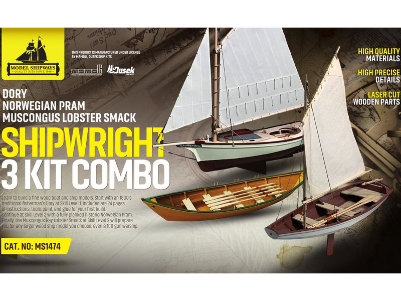 Model Shipways Shipwright 3 Kit Combo