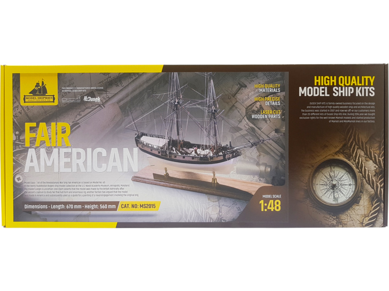 Model Shipways Fair American 1778 1:48 kit