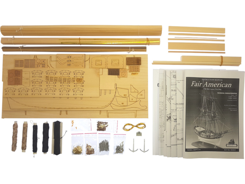 Model Shipways Fair American 1778 1:48 kit