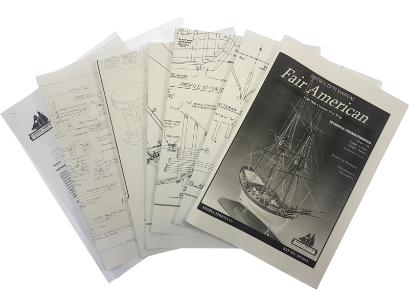 Model Shipways Fair American 1778 1:48 kit