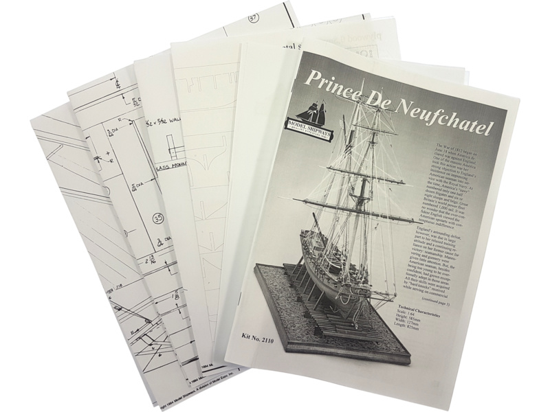 Model Shipways Prince de Neufchatel 1:64 1812 kit