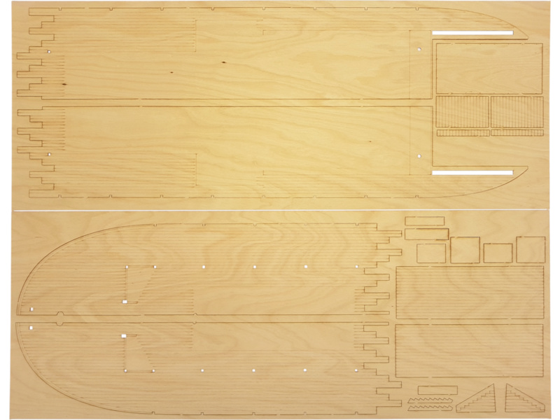 Model Shipways Chaperon 1:48 1884 kit