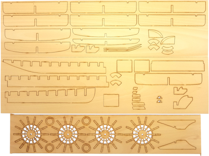 Model Shipways Chaperon 1:48 1884 kit
