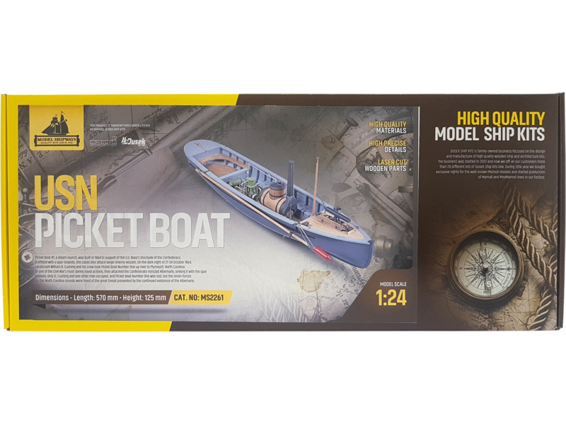 Model Shipways USN Picket Boat 1864 1:24 kit