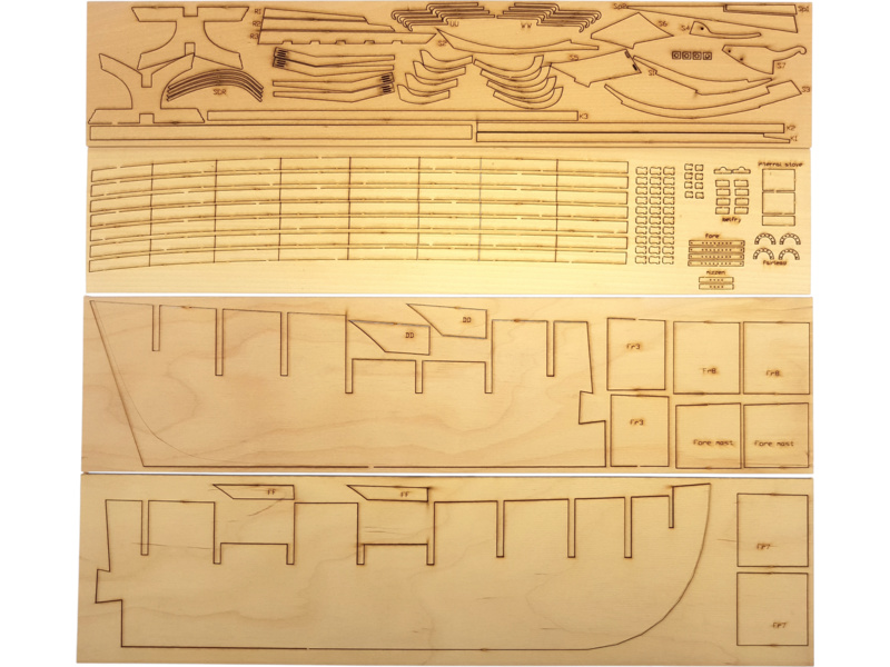 Model Shipways USF Confederacy 1778 1:64 kit