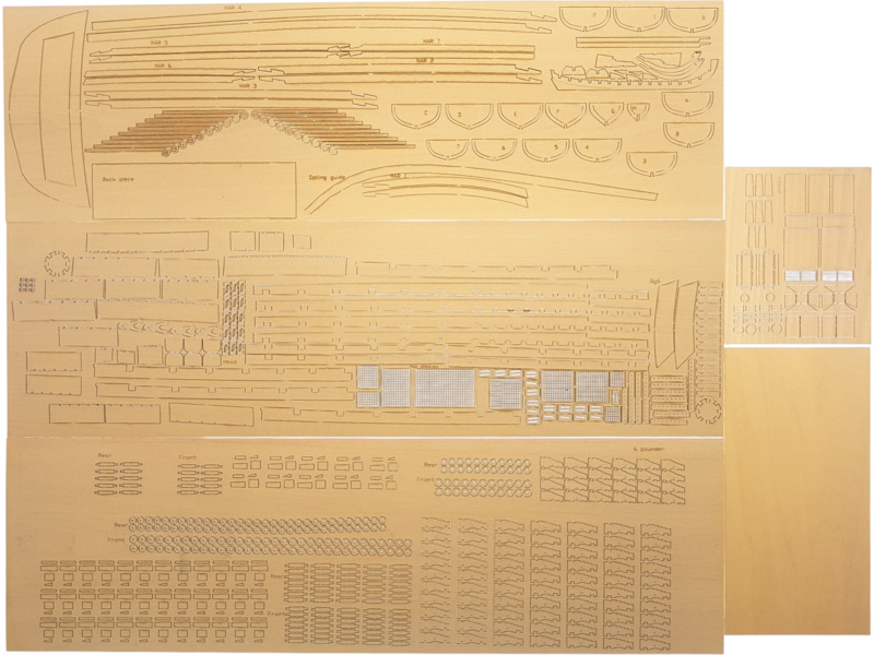 Model Shipways USF Confederacy 1778 1:64 kit