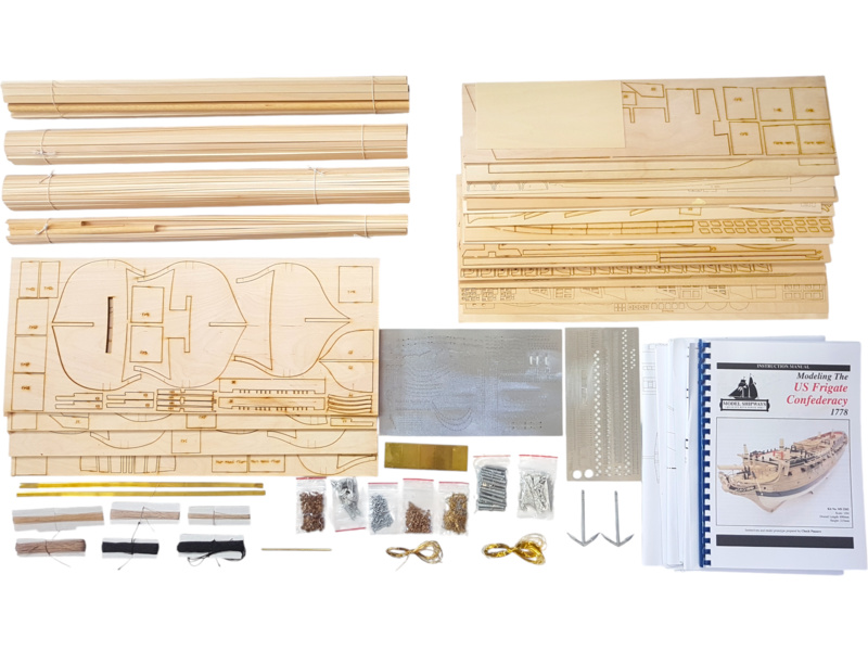 Model Shipways USF Confederacy 1778 1:64 kit