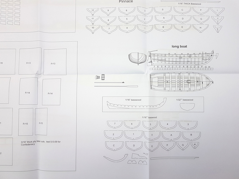 Model Shipways USF Confederacy 1778 1:64 kit