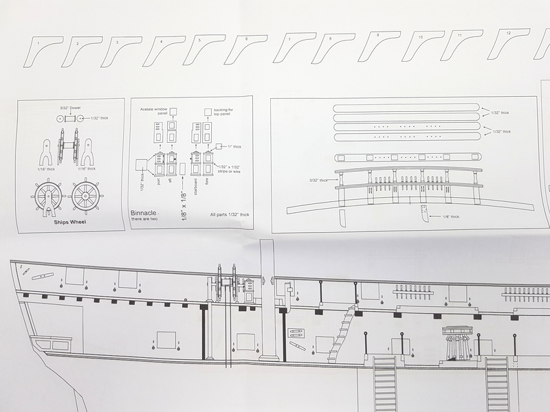 Model Shipways USF Confederacy 1778 1:64 kit