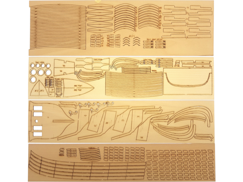 Model Shipways USF Confederacy 1778 1:64 kit
