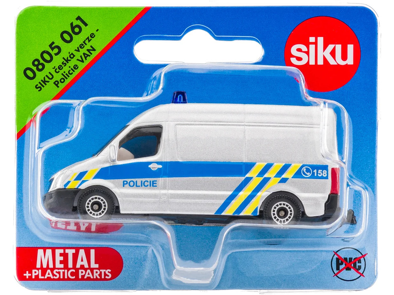 SIKU Blister - Policie VAN (česká verze) 1:50