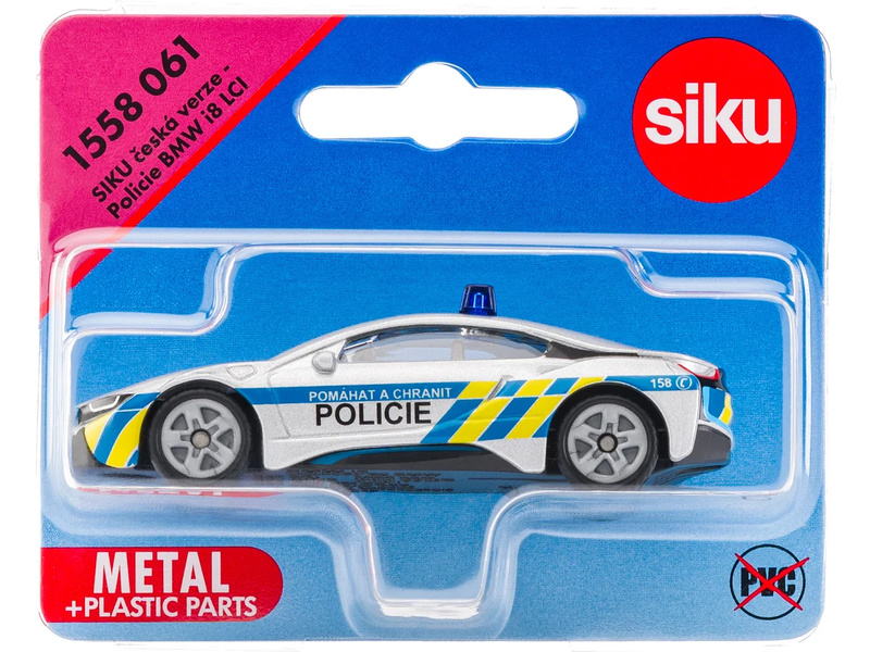SIKU Blister - Policie BMW i8 LCI (česká verze) 1:50
