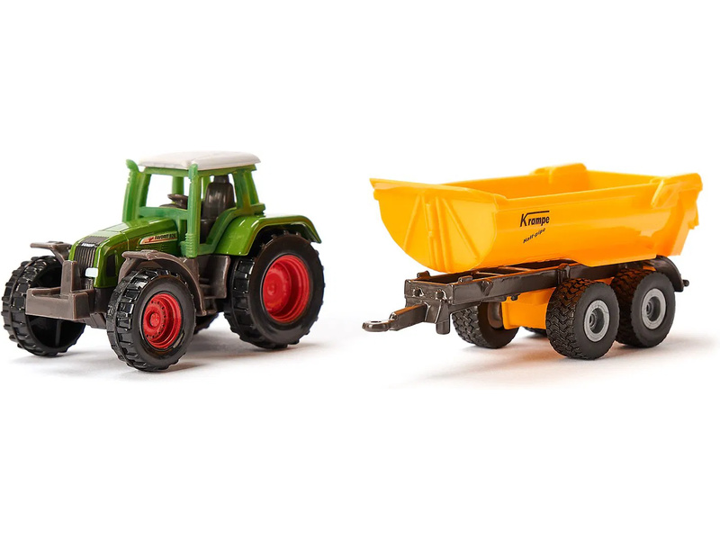 SIKU Blister - traktor Fendt s přívěsem Krampe