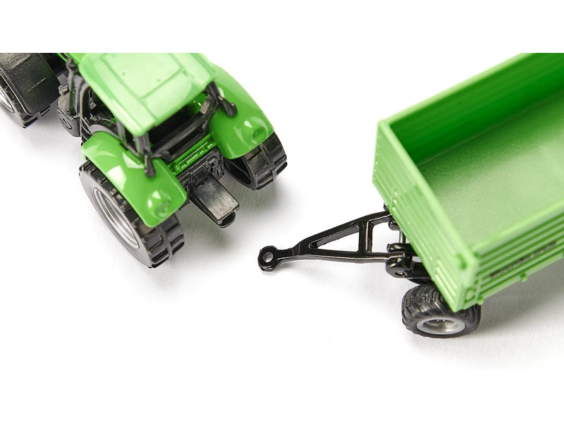 SIKU Blister - traktor DEUTZ-FAHR s vlečkou Fortuna