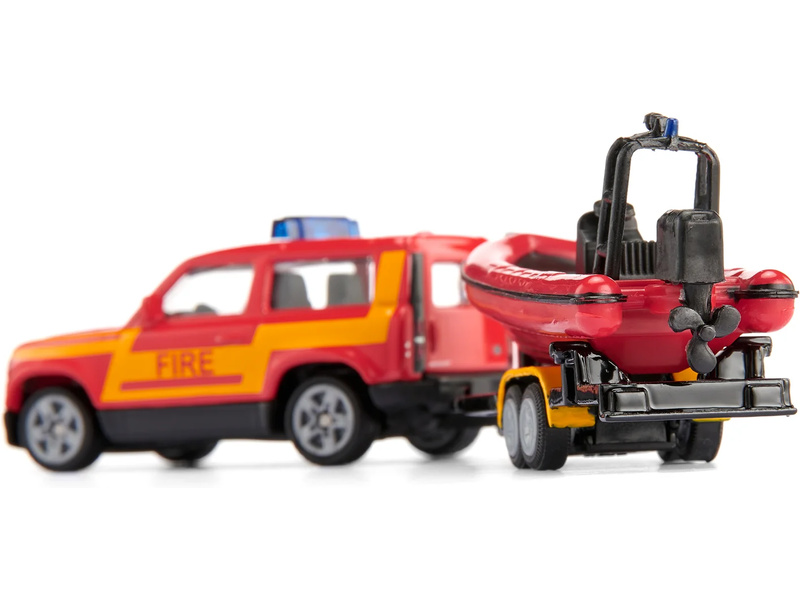 SIKU Blister - Land Rover se člunem 1:50