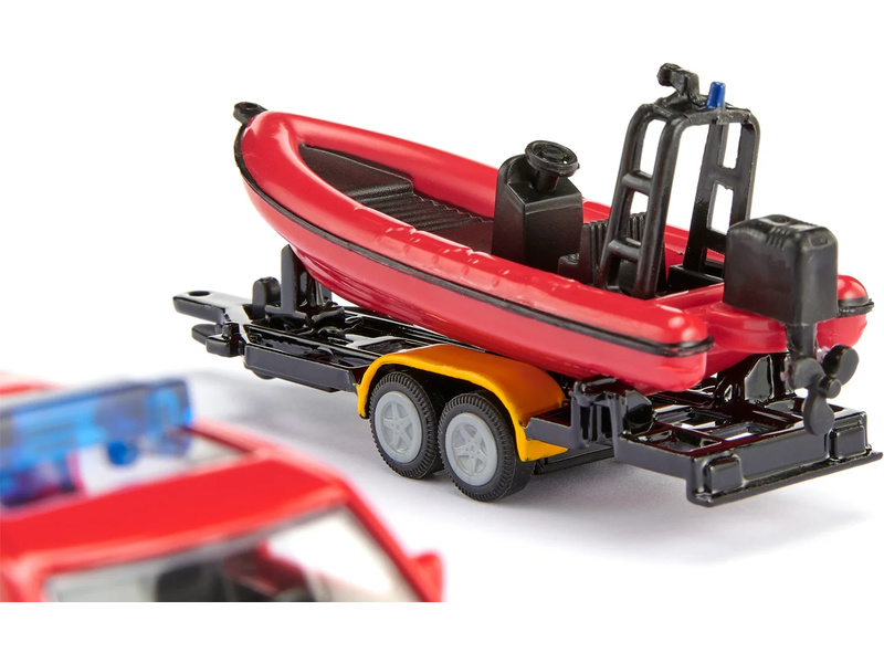 SIKU Blister - Land Rover se člunem 1:50