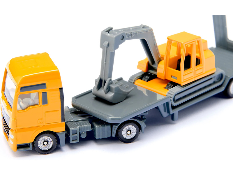SIKU Blister - Tahač s podvalníkem a rypadlem