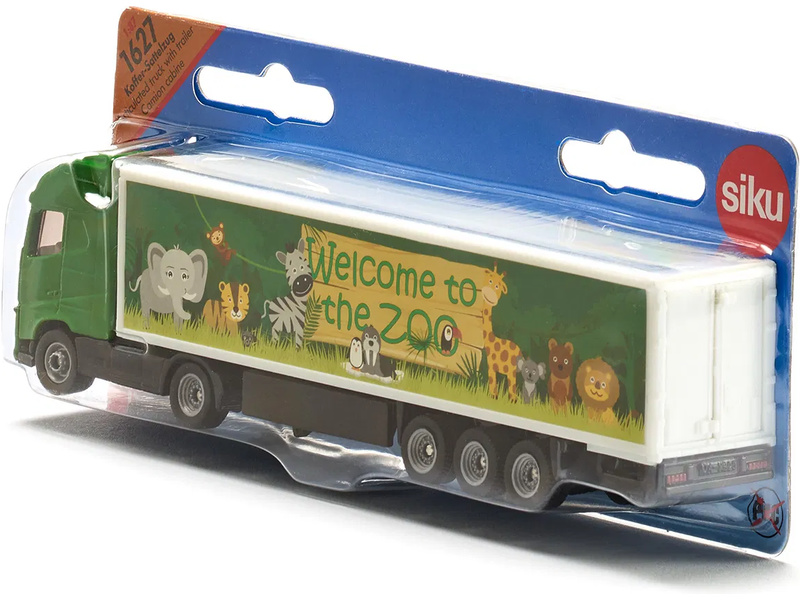 SIKU Blister - Tahač se skříňovým návěsem návěsem