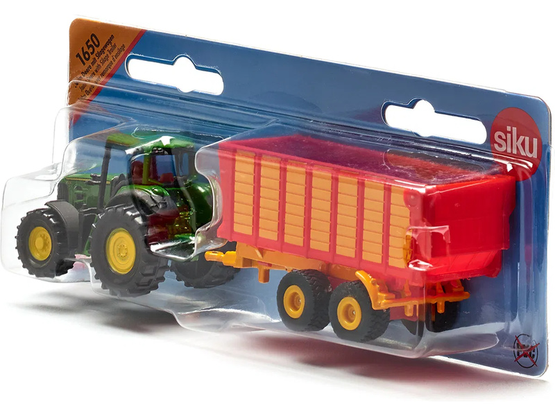 SIKU Blister - Claas s přívěsem na siláž