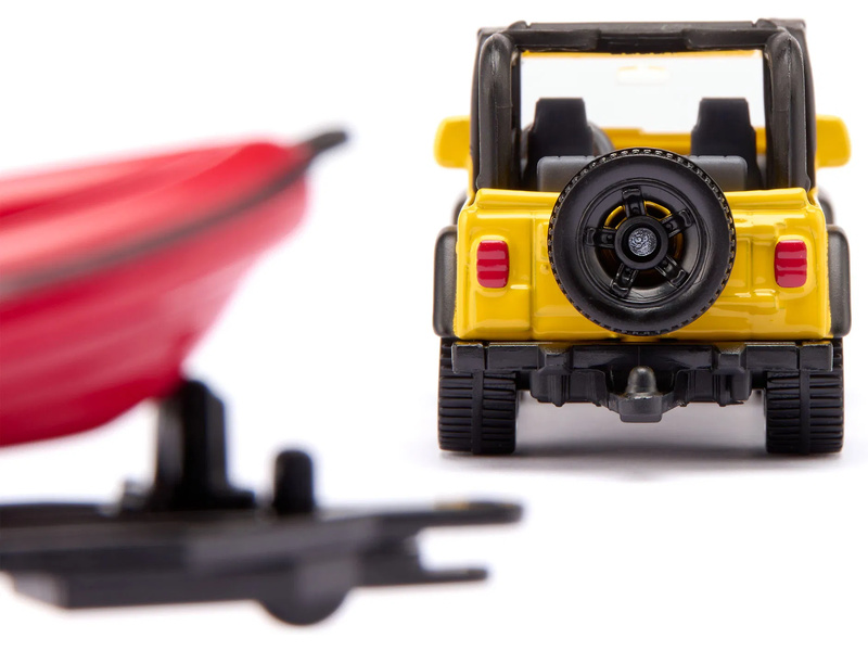 SIKU Blister - Jeep se člunem