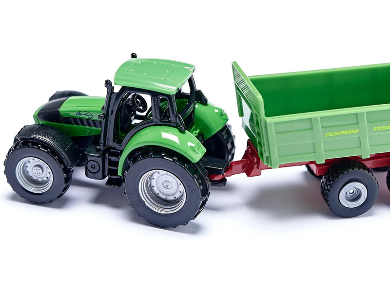 SIKU Blister - Traktor s univerzální vlečkou