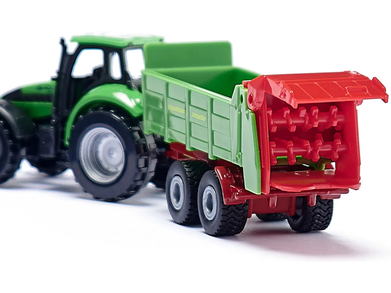 SIKU Blister - Traktor s univerzální vlečkou