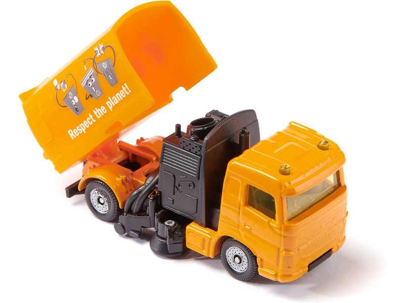 SIKU Blister - zametací a popelářský vůz, komunální set