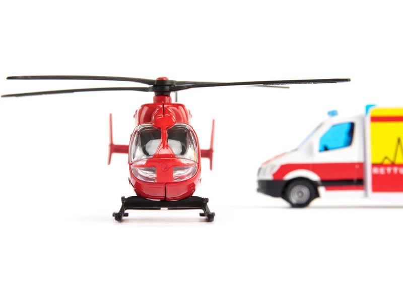 SIKU Super - Ambulance s vrtulníkem 1:87