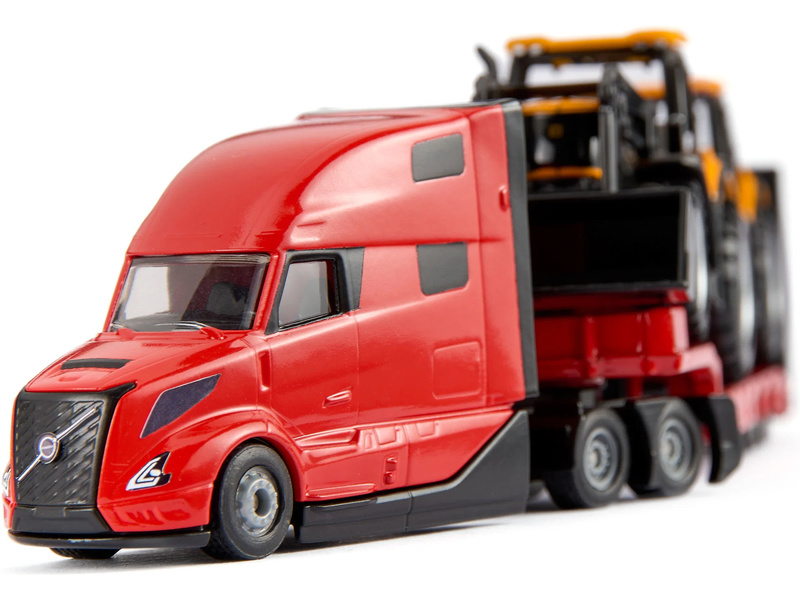 SIKU Super - tahač Volvo s JCB traktorem 1:87