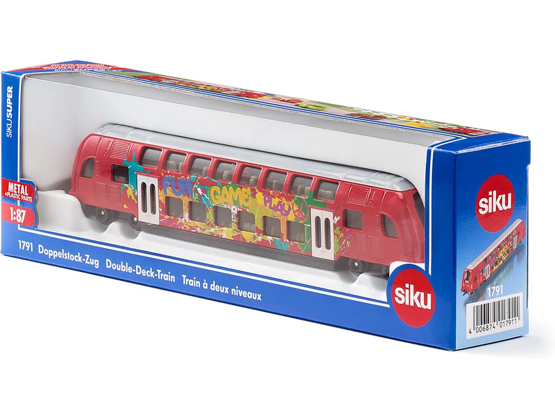 SIKU Super - dvoupatrový vlak 1:87