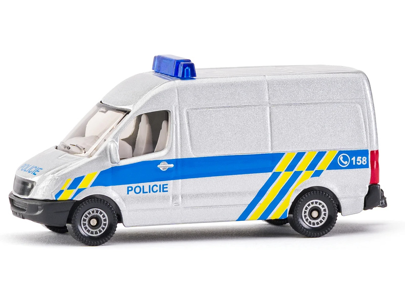 SIKU Blister - Policejní sada 3 aut (česká verze) 1:50