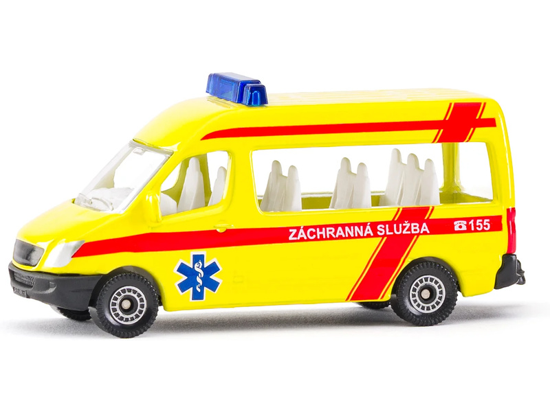 SIKU Blister - Ambulance sada 3 aut (česká verze) 1:50