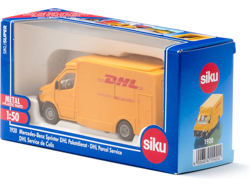 SIKU Super - dodávka Mercedes-Benz Sprinter 1:50 DHL