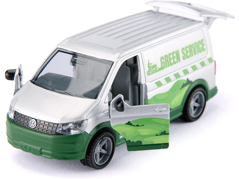 SIKU Super - Volkswagen T6 se zahradním traktorem 1:50