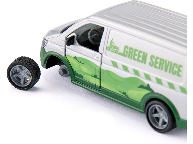 SIKU Super - Volkswagen T6 se zahradním traktorem 1:50