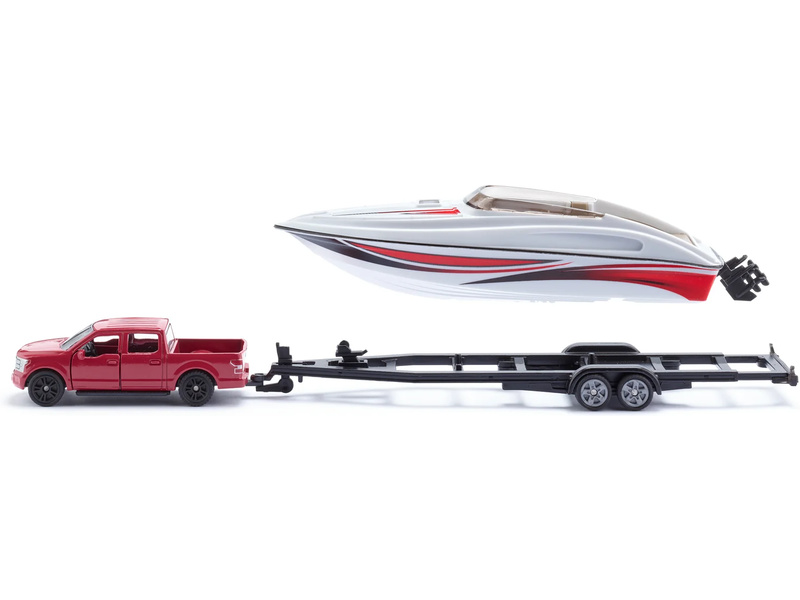 SIKU Super - Ford F150 se člunem 1:55