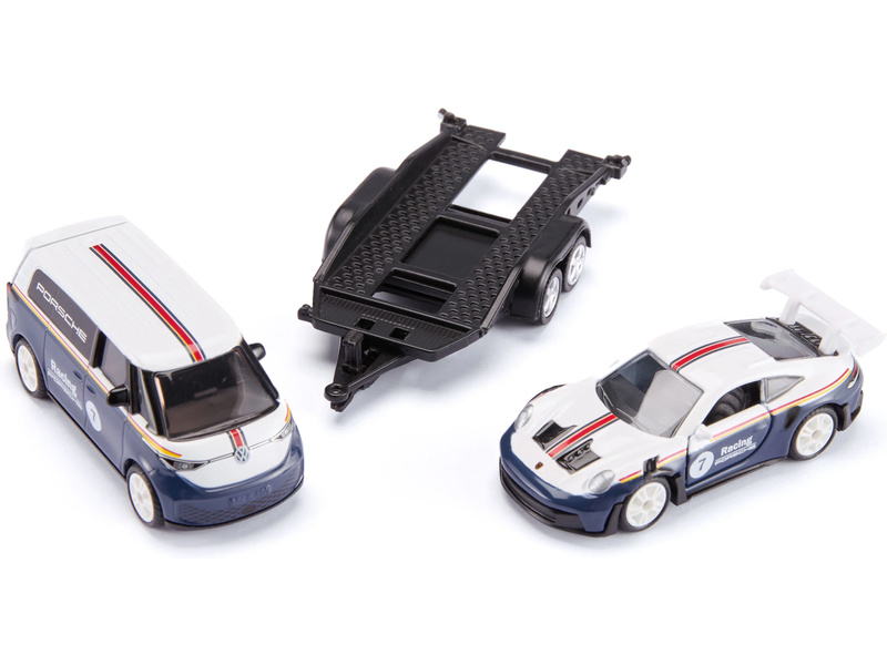 SIKU Super - Volkswagen ID Buzz s Porsche 911 GT3 RS 1:50