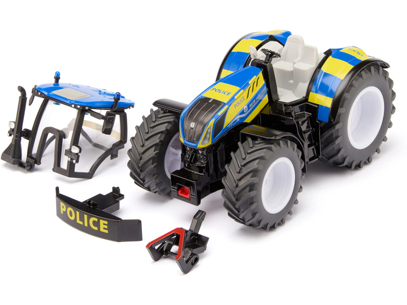 SIKU Farmer - policejní traktor New Holland 1:32