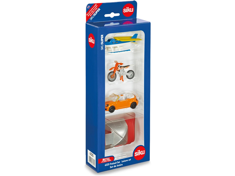 SIKU Super - vozidla a příslušenství pro volný čas (sada)