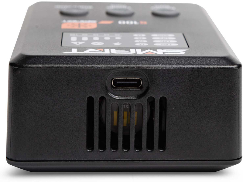 Spektrum Smart Powerstage: 810mAh 2S 50C LiPo Battery (IC2) / S100 Charger / 65W Power Supply