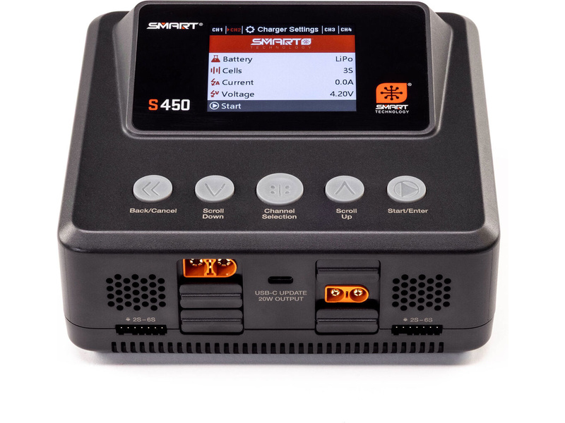 Spektrum nabíječ Smart S450 G2 4x50W AC/DC