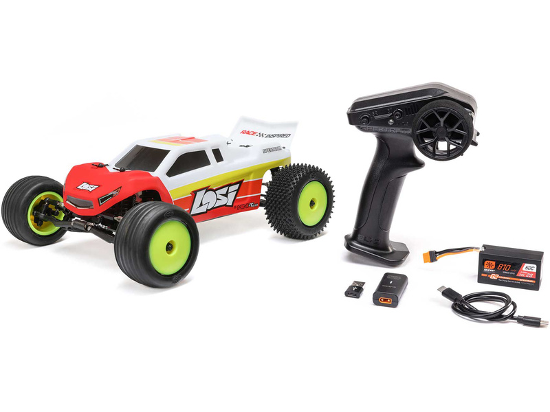 Losi Mini-T 2.0 V2 Brushless 1:18 RTR červená