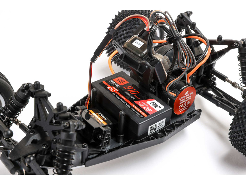 Losi Mini-T 2.0 V2 Brushless 1:18 RTR červená