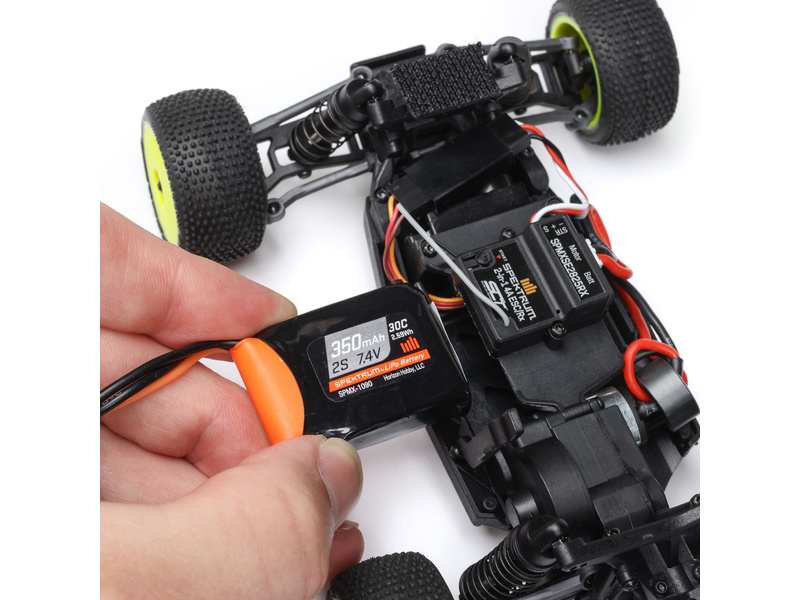 Losi Micro-T 1:28 RTR stříbrná