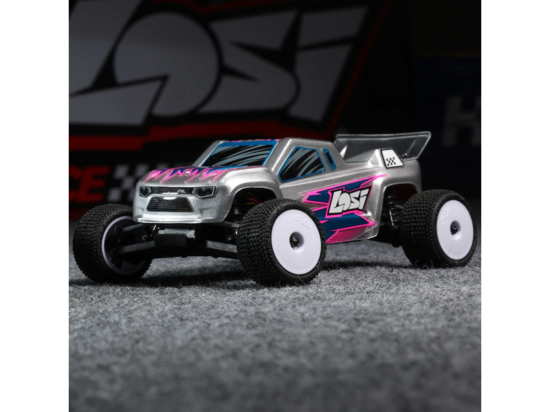 Losi Micro-T 1:28 RTR stříbrná