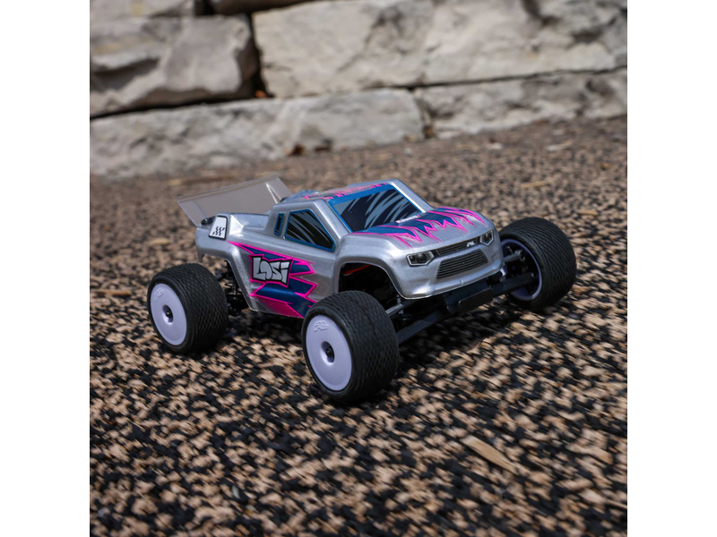 Losi Micro-T 1:28 RTR stříbrná