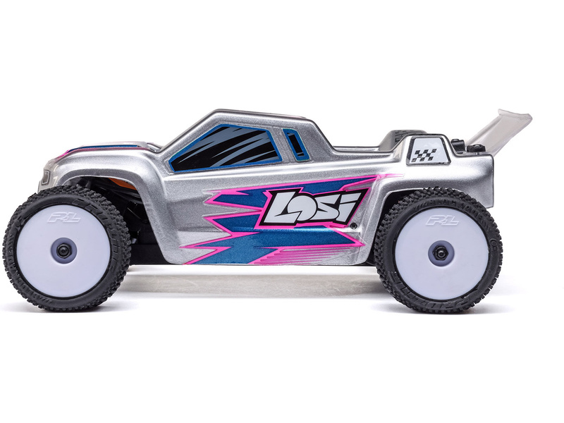 Losi Micro-T 1:28 RTR stříbrná