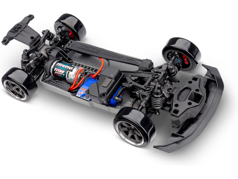 Traxxas 4-Tec Drift Ford Mustang 1:10 RTR červený