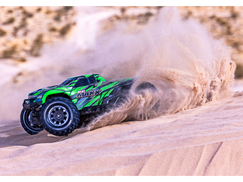 Traxxas Mini Maxx 1:12 BL-2s RTR černý,
