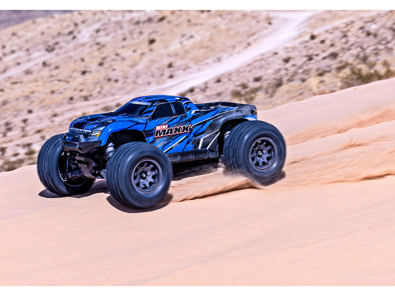Traxxas Mini Maxx 1:12 BL-2s RTR černý,